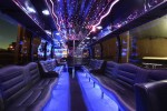24 Passenger Party Bus Interior